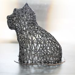 IMG_7992.JPG STL-Datei West Highland White Terrier Voronoi kostenlos・Modell für 3D-Druck zum herunterladen