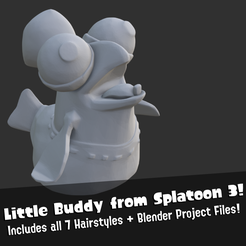 LittleBuddy_Cults3DSiteIcon.png Little Buddy/Smallfry (All 7 Hairstyles!)