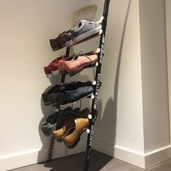 STL file stackable shoe rack 👟・3D printable model to download・Cults