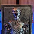 IMG_2681.jpg Solo in carbonite HQ 3D printable 1-4 Scale 62cm 3D print model