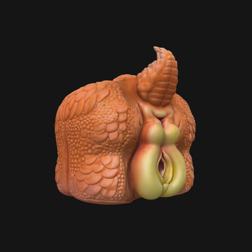dinosaur pussy sex doll STL File for 3D printingCults