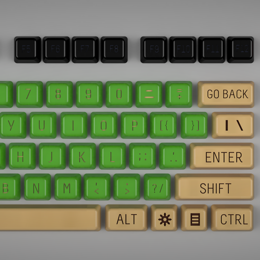 ⌨️ Razer Blackwidow - Keycaps・ 3D File for 3D printing・Cults