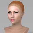 untitled.159.jpg Beautiful redhead woman bust ready for full color 3D printing TYPE 6