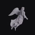 Male_Angel_Flying_0007.jpg Flying Winged Angel With Arms Outstretched