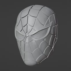 4.png WEB OF SHADOWS RED&BLUE SPIDER-MAN HEAD (MARVEL LEGENDS COMPATIBLE)