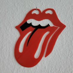 Rolling_Stones.jpg Tongue Wall Tattoo Dual Color / Multi Extruder