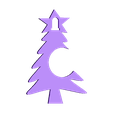XTBody.stl FlatPack Christmas Tree