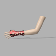Foto1.png Left Wrist and forearm splint - Splint for left wrist and forearm