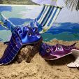 Manta-Ray-Mr.-Ray.jpeg **Flexi Articulated Manta Ray - Inspired by Animated Ray Characters**