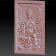 guanyinBasrelief3.jpg guanyin kuan-yin buddha 3d model of bas-relief