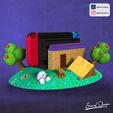 cuadrado2.jpg 3D file ANIMAL CROSSING DOCK NINTENDO SWITCH・3D print model to download