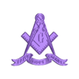 fm faith backed.stl Freemason Masonic Faith Hope Charity Logo Emblem