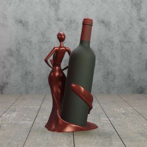 Render4.jpg WEINHALTER / MUJER PORTA VINO
