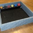 IMG_20190203_151149.jpg Castle Wall Dice Tray with removable Dice Rack