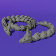 render_2dragones.png Articulated Dragon toy - 3 size version