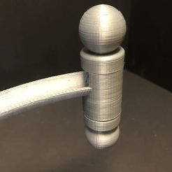 BallCps_in_place.jpeg STL-Datei Murmelbahn Kompatible Kugelrohrkappen kostenlos・3D-Drucker-Design zum herunterladen