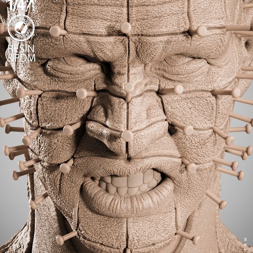 🎬 WICKED MOVIES PINHEAD PORTRAIT BUST: PROBADO Y LISTO PARA IMPRESIÓN ...
