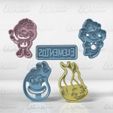 SET-ELEMENTOS.jpg Elemental Set / Elements The Movie Cookie Cutter