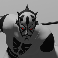5.png Archivo STL gratuito Darth Maul・Objeto imprimible en 3D para descargar