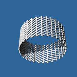 INCLINADO.png STL file BRACELET SIZE M INCLINED PATTERN・3D print design to download