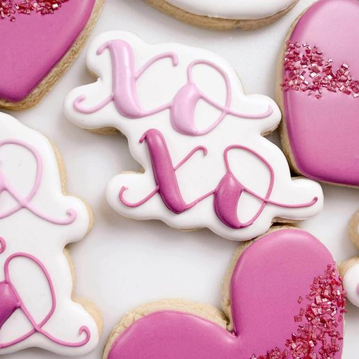 5 sizes - Valentine's Day XOXO Script Love Cookie Cutter - SHARP cutting edges - So Versatile!