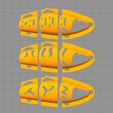 stencils.jpg STL file Zander/walleye multi jointed swimbait fishing lure・Template to download and 3D print