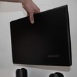 Laptopholder_01.jpg Free STL file Laptop holder・3D printable model to download