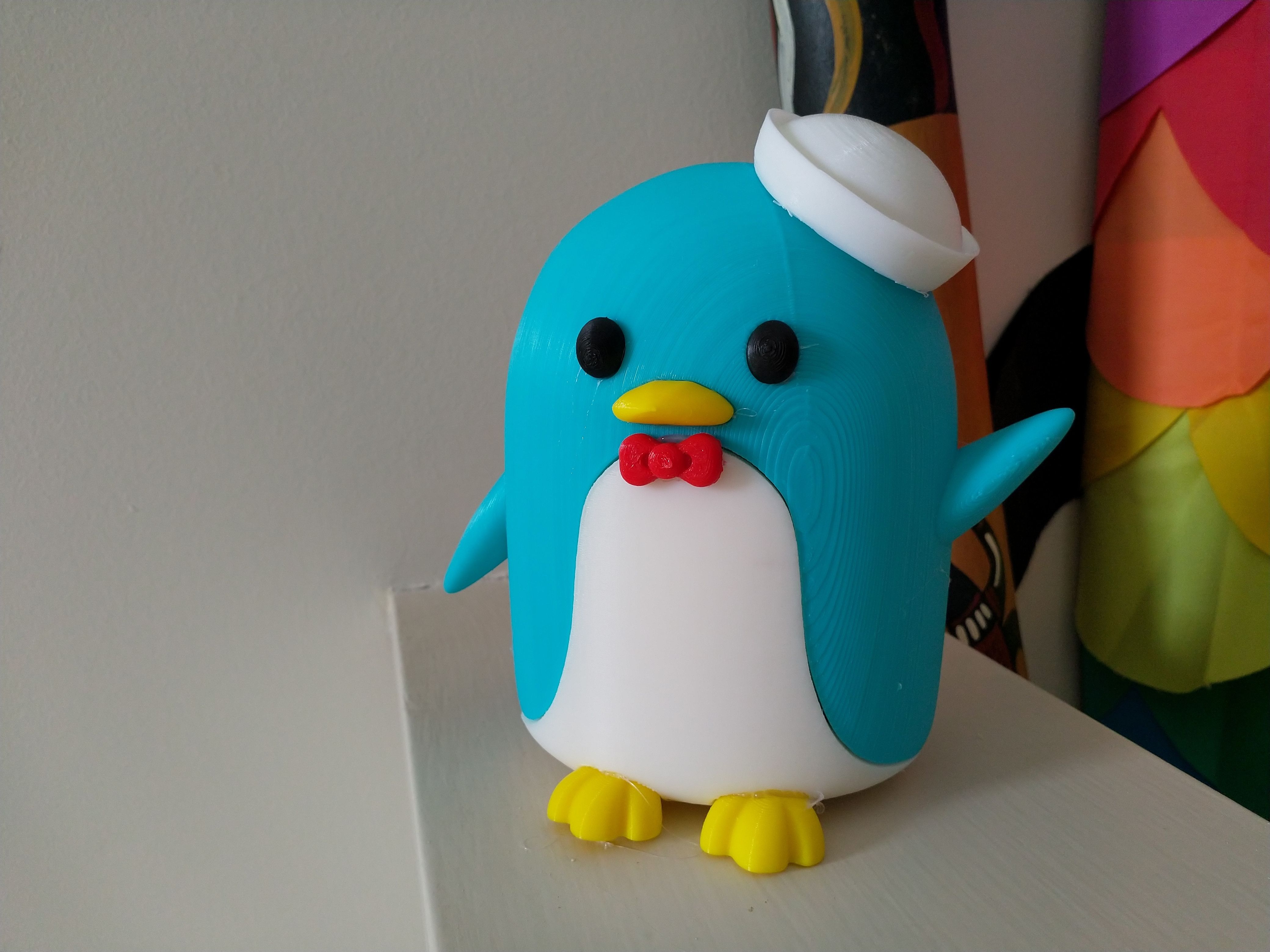 IMG_20200205_140718.jpg Archivo STL gratis Tuxedo Sam (amigo de Hello Kitty) Pingüino (タキシードサム, Takishīdosamu)・Modelo imprimible en 3D para descargar, Jangie