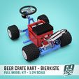 8.jpg Beer crate Kart / Fahrende Bierkiste - full model kit in 1:24 scale