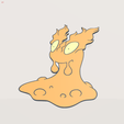 PokemonJohtoSlugma-218-wall-art-preview.png Pokemon Johto Slugma #218 Wall Art
