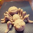 Niedliche Flexi Print-in-Place Spinne