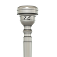7C-STD-Front-View.png 7C Trumpet Mouthpiece