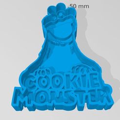 STL file Cookie Monster Cookie Vase 🍪・3D printer model to download・Cults