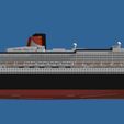 3.jpg Cunard RMS Queen Mary 2 (QM2) ocean liner 3D print-ready model