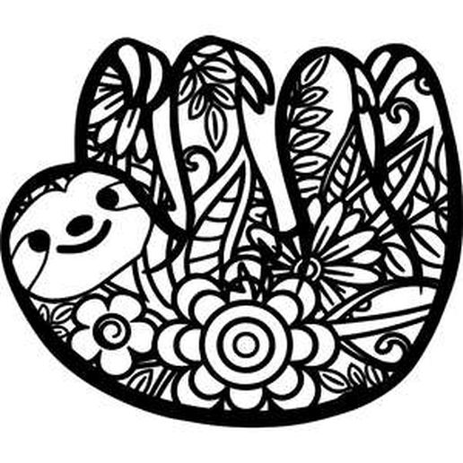 beautiful sloth 3D model