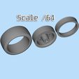 12_64.jpg artRims and tires for diecast and scale models STL files of the fully printable