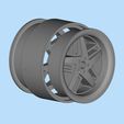 13.jpg Lowrider big wheels for RC car Donk Rims Gangster wheels 3D print