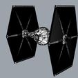 13.jpg Star Wars Tie Fighter with Interior 3D model