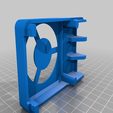 Top_50_mm.png Raspberry Pi 4 B case with Fan 30 mm 40 mm 50 mm Fusion 360 Dummy