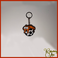 GatoNaranja_1.png Orange Cat Key Ring