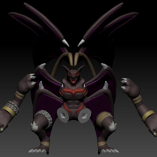 🐉 Mode Rage de Beelphemon・Fichier STL pour Impression 3D・Cults