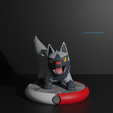Poochyena.png Poochyena pokemon 3D print model