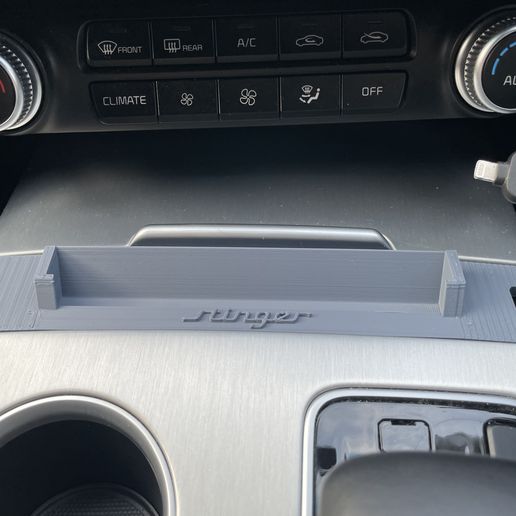 Kia Stinger iPhone Mount for 12 Pro Max with small Logo 3D model