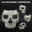 More-Damage.png MW2/Warzone Ghost Mask STL 3D Print