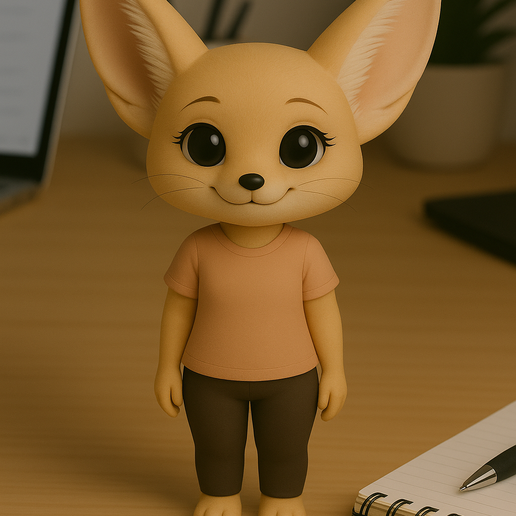 Fennec - Humanimals Collection 3D model