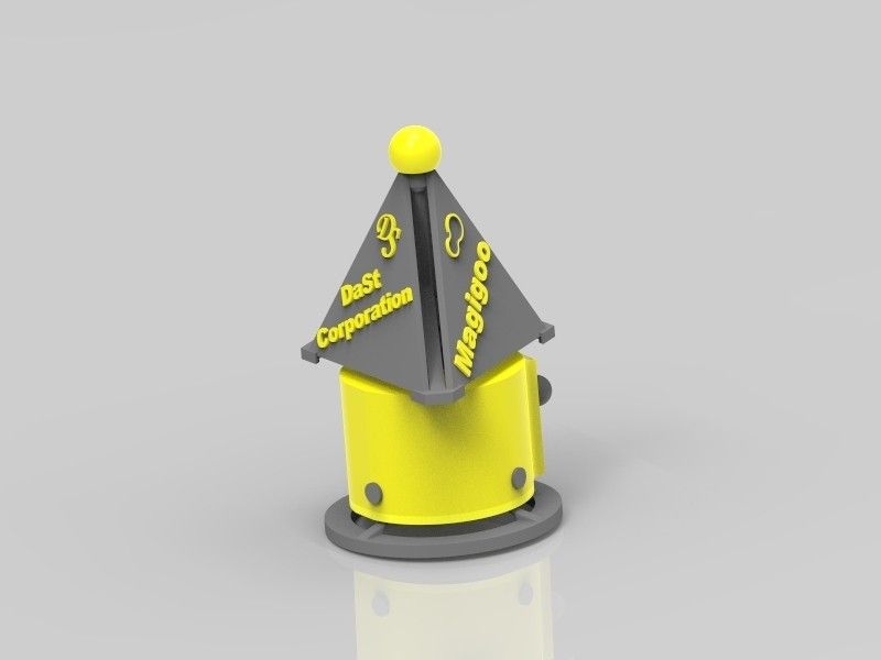untitled.41.jpg Download free file Rotating Corporate Gift | Customizable Gift | TeamSpirit • Model to 3D print, StefanP