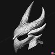 10.jpg SKYRIM DAEDRIC HELMET -The Elder Scrolls Masks 3D print model