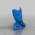 groot_long_with_support.png Archivo 3D gratis Jarrón pequeño y alto para flores pequeñas・Modelo para descargar y imprimir en 3D