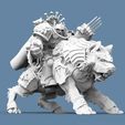 Wolf_Captain_1.jpg Free STL file Viking Wolf Rider Captain・Template to download and 3D print