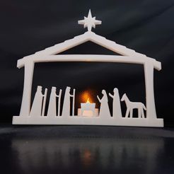 DSC_0049.jpg Nativity Scene Tealight Holder